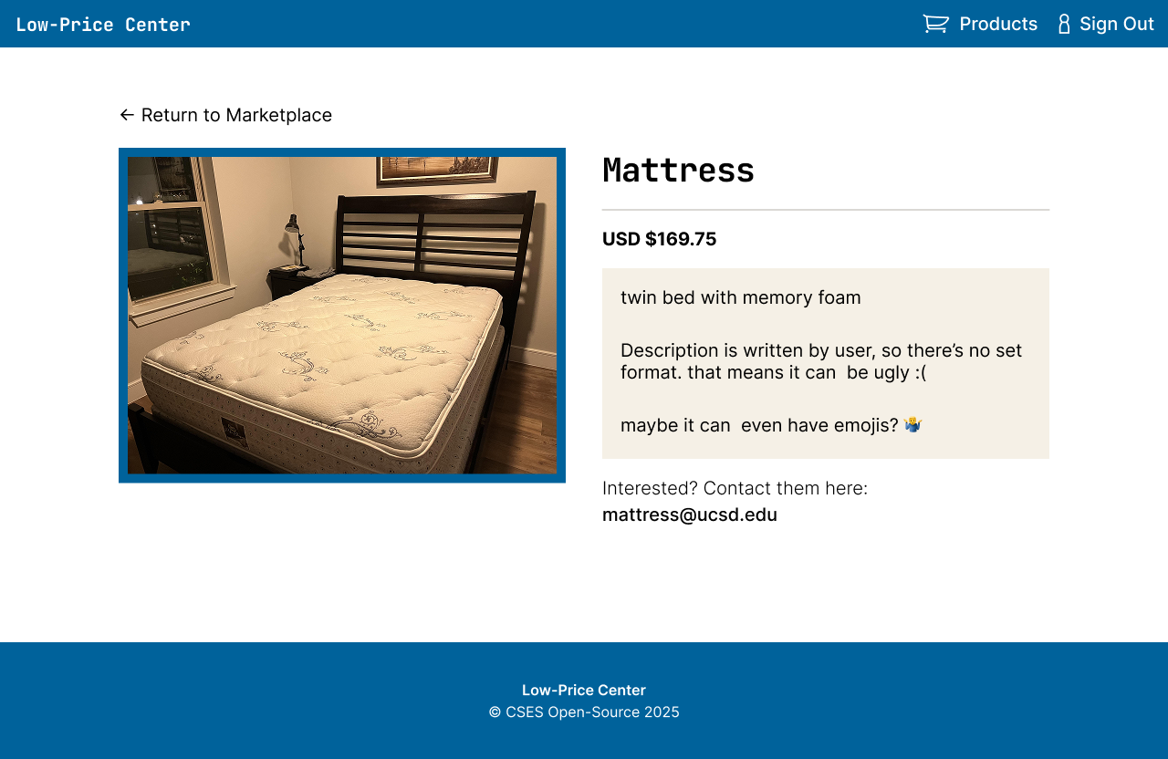 Before - Product Page